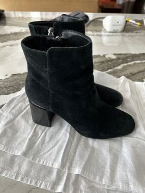 Black Suede Aldo Ankle Boot